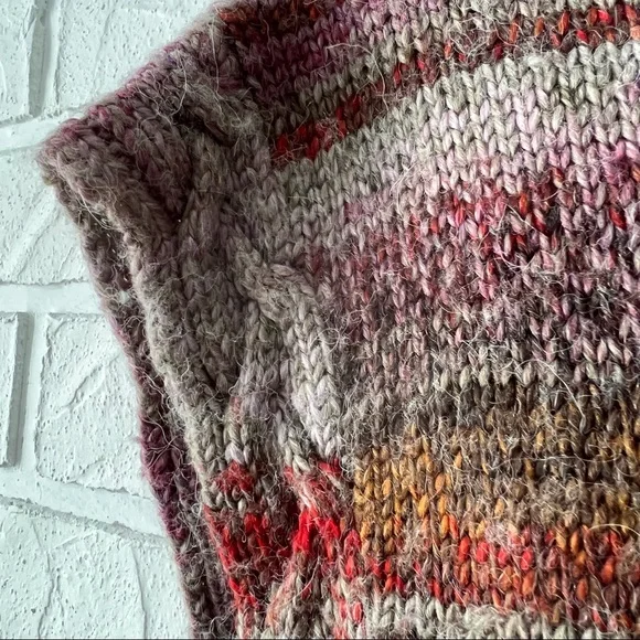 Royal Robbins multicolour knit funnel neck short sleeve tunic sweater XS - Picture 13 of 14